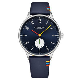Stuhrling Original Symphony Quartz Blue Dial Mens Watch M17206