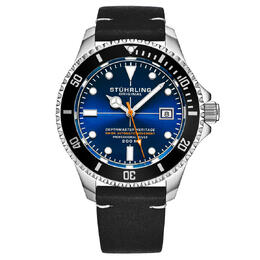 Stuhrling Original Aquadiver Automatic Blue Dial Mens Watch m17182