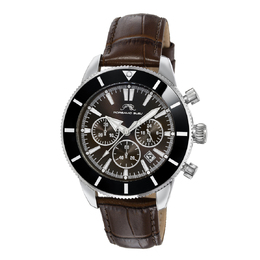 Porsamo Bleu Brandon Chronograph Quartz Black Dial Mens Watch 1012CBRL