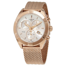 Tissot PR 100 Chronograph Quartz Silver Dial Mens Watch t101.917.33.031.00