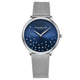 Stuhrling Original Symphony Quartz Blue Dial Ladies Watch M16778