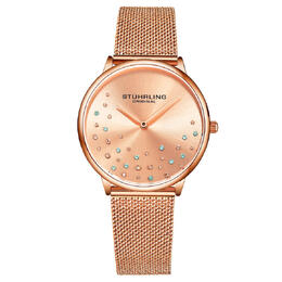 Stuhrling Original Symphony M16793 Rose Gold Dial Ladies Watch
