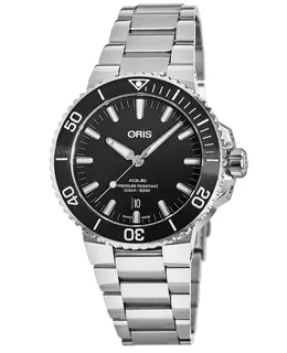 Oris Aquis Date Black Dial Stainless Steel Men's Watch 01 733 7730 4134-07 8 24 05peb