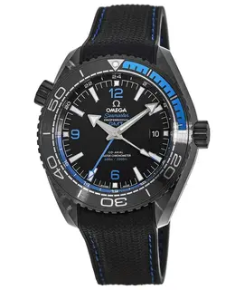 Omega Seamaster Planet Ocean 600M GMT Deep Black Men's Watch 215.92.46.22.01.002