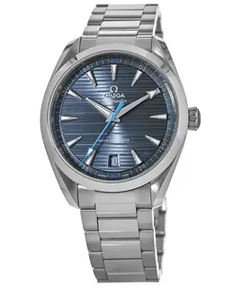 Omega Seamaster Aqua Terra 150m Master Co-Axial Blue Dial Steel Men's Watch 220.10.41.21.03.002