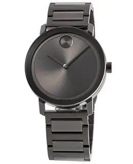 Movado Gunmetal Ion-plated Men's Watch 3600509