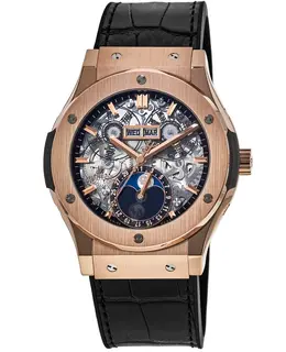 Hublot Classic Fusion Aerofusion Moonphase 18kt Rose Gold Men's Watch 517.ox.0180.lr