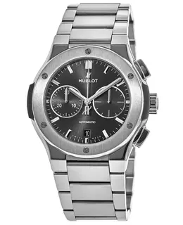 Hublot Classic Fusion Chronograph Titanium 42mm Black Dial Men's Watch 540.nx.1170.nx