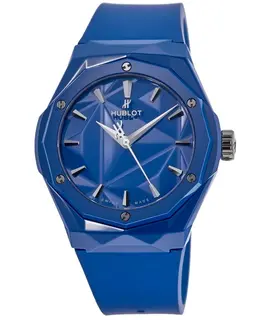 Hublot Classic Fusion Orlinski Blue Dial Rubber Strap Men's Watch 550.es.5100.rx.orl21