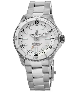 Breitling Superocean Automatic 36 White Dial Steel Women's Watch a17377211a1a1