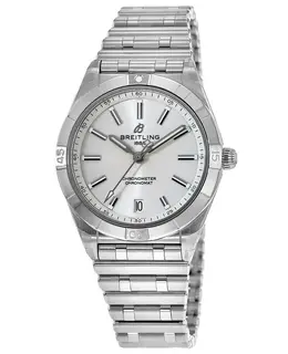 Breitling Chronomat Automatic 36 White Dial Steel Women's Watch a10380101a3a1