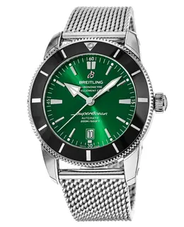 Breitling Superocean Heritage B20 Automatic 46 Green Dial Steel Men's Watch ab2020121l1a1