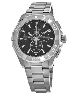Tag Heuer Aquaracer 300M Chronograph 43mm Black Dial Steel Men's Watch cay1110.ba0927