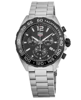 Tag Heuer Formula 1 Quartz Chronograph Black Dial Steel Men's Watch caz1010.ba0842