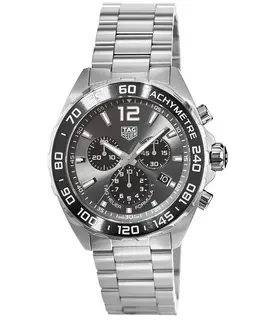 Tag Heuer Formula 1 Quartz Chronograph Anthracite Dial Stainless Steel Men's Watch caz1011.ba0842