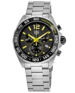 Tag Heuer Formula 1 Quartz Chronograph Grey Dial Steel Men's Watch caz101ag.ba0842