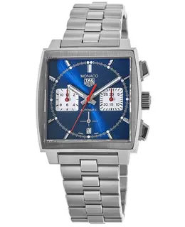 Tag Heuer Monaco Automatic Blue Chronograph Dial Steel Men's Watch cbl2111.ba0644