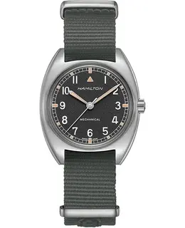 Hamilton Khaki Pilot Pioneer Black Dial Nylon Strap Men's Watch h76419931