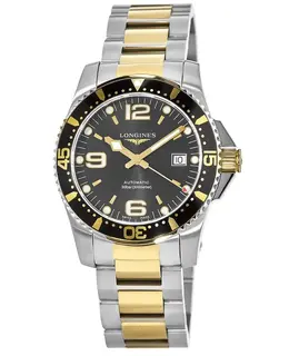 Longines HydroConquest Automatic Two-Tone 41mm Black Dial Men's Watch l3.742.3.56.7