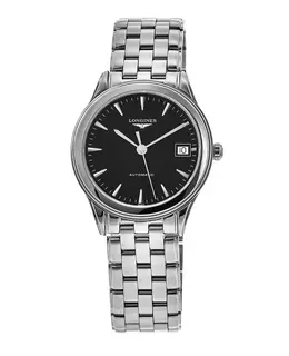 Longines Flagship Automatic Black Dial Steel Unisex Watch l4.774.4.52.6