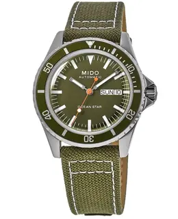Mido Ocean Star Tribute Gradient Green Dial Fabric Strap Men's Watch m026.830.18.091.00