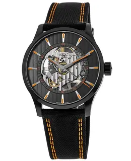Mido Multifort Skeleton Vertigo Black Dial Fabric Strap Men's Watch m038.436.37.051.00