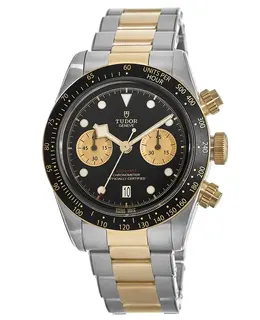 Tudor Black Bay Chrono Black Dial Steel & Gold Men's Watch m79363n-0001
