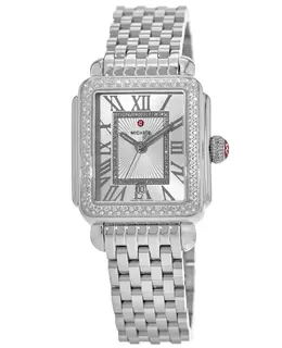 Michele Deco Madison Diamond Steel Women's Watch mww06g000001