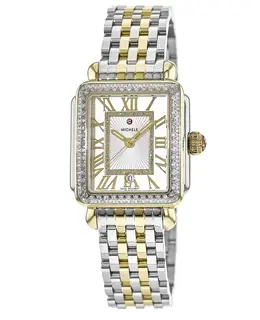 Michele Deco Madison Diamond Two Tone Women's Watch mww06t000144