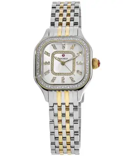 Michele Meggie Diamond Two-Tone Women's Watch mww33b000002