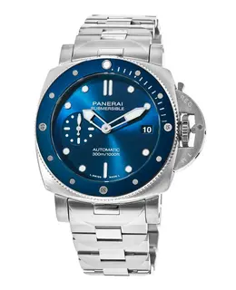 Panerai Submersible Blu Notte Automatic Blue Dial Steel Men's Watch pam01068