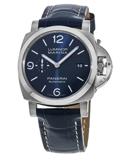 Panerai Luminor Marina Automatic 44mm Blue Dial Men's Watch pam01313