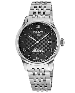 Tissot Le Locle Powermatic 80 Black Dial Stainless Steel Men's Watch t006.407.11.053.00