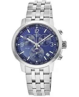 Tissot PRC 200 Quartz Chronograph Blue Dial Steel Men's Watch t114.417.11.047.00