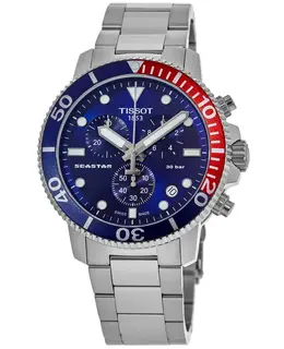 Tissot Seastar 1000 Chronograph Pepsi Blue Dial Men's Watch t120.417.11.041.03