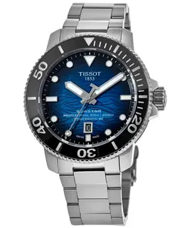 Tissot Seastar 2000 Graded Blue-Black Dial Steel Band Men's Watch t120.607.11.041.01