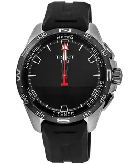 Tissot T-Touch Connect Solar Black Dial Rubber Strap Men's Watch t121.420.47.051.00