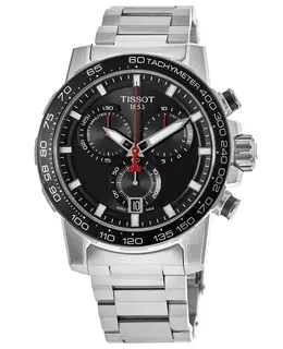 Tissot Supersport Chrono Black Dial Steel Men's Watch t125.617.11.051.00