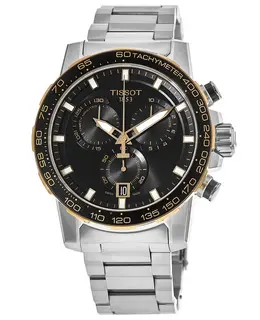 Tissot Supersport Chrono Black Dial Steel Men's Watch t125.617.21.051.00