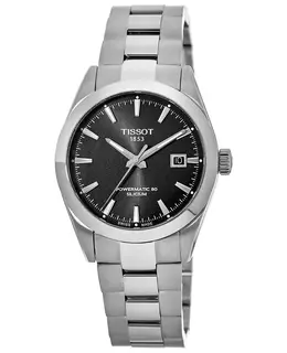 Tissot Gentleman Automatic Black Dial Steel Men's Watch t127.407.11.051.00