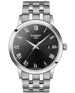 Tissot Classic Dream Black Dial Steel Men's Watch t129.410.11.053.00