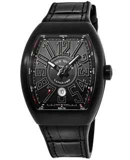 Franck Muller Vanguard Classical All Black Titanium Men's Watch v 45 sc dt tt nr br TT