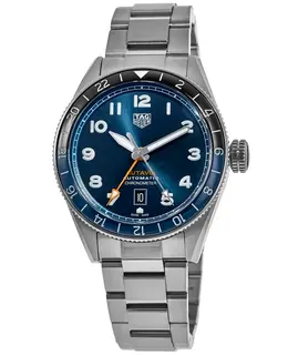 Tag Heuer Autavia COSC GMT Batman Blue Dial Steel Men's Watch wbe511a.ba0650