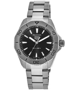 Tag Heuer Aquaracer Quartz Black Dial Steel Men's Watch wbp1110.ba0627