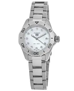 Tag Heuer Aquaracer Quartz MOP Diamond Dial Steel Women's Watch wbp1416.ba0622