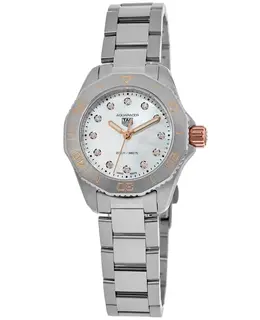 Tag Heuer Aquaracer Professional 200 Mother of Pearl Diamond Dial Steel Women's Watch wbp1450.ba0622
