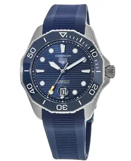 Tag Heuer Aquaracer 300M Automatic Blue Dial Rubber Strap Men's Watch wbp201b.ft6198