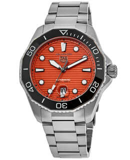 Tag Heuer Aquaracer Professional 300 Orange Dial Steel Men's Watch wbp201f.ba0632