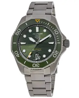Tag Heuer Aquaracer 300M Automatic Titanium Green Dial Men's Watch wbp208b.bf0631