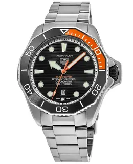 Tag Heuer Aquaracer Professional 1000 Superdiver Automatic Black Dial Titanium Men's Watch wbp5a8a.bf0619